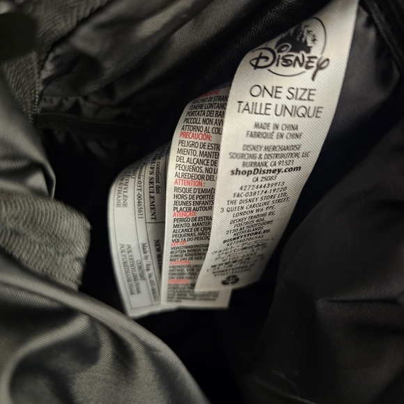 DISNEY Blue Backpack with Embrodered Mickey Character Patches - Picture 9 of 15